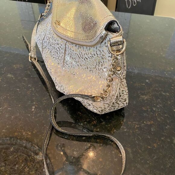 *Juicy Couture* Gold in Gold Cheetah Print Handbag - Picture 10 of 12